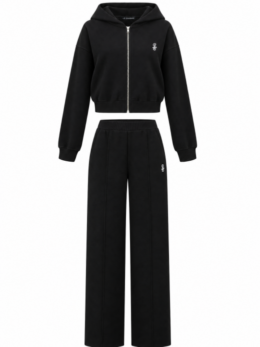 Костюм LÉ SPORT з прямими штанами і худі